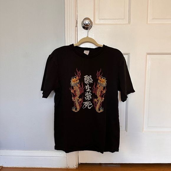 RARE Wacko Maria Guilty Parties Washed Flames Tee - Medium - Picture 2 of 7